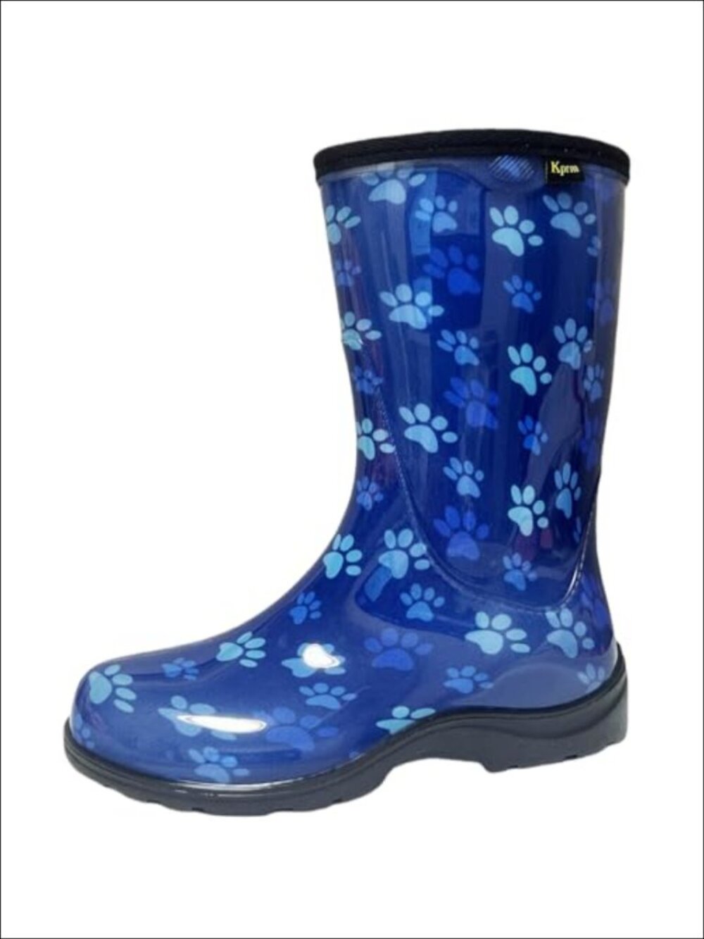 Waterproof Mid Calf Rain Boots Rubber Garden Shoes